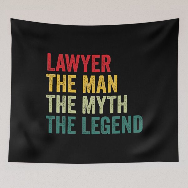 Item preview, Lawyer Mens Gift, Man Myth Lawyer Legend, Funny Lawyer designed and sold by vzrnmichsudops.