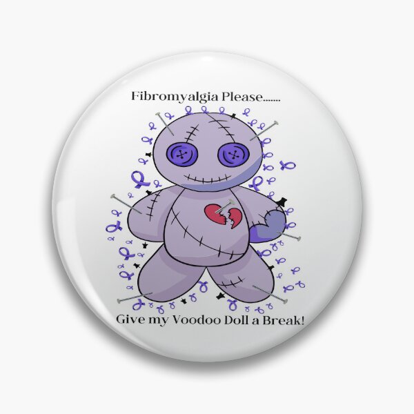 Item preview, Fibromyalgia Please give my voodoo doll a break!!! designed and sold by CraftyCoderChic.