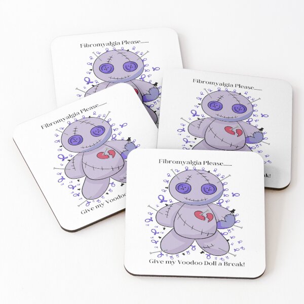 Item preview, Fibromyalgia Please give my voodoo doll a break!!! designed and sold by CraftyCoderChic.