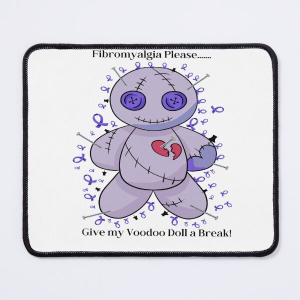 Item preview, Fibromyalgia Please give my voodoo doll a break!!! designed and sold by CraftyCoderChic.