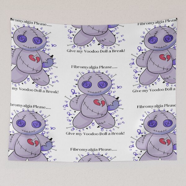 Item preview, Fibromyalgia Please give my voodoo doll a break!!! designed and sold by CraftyCoderChic.