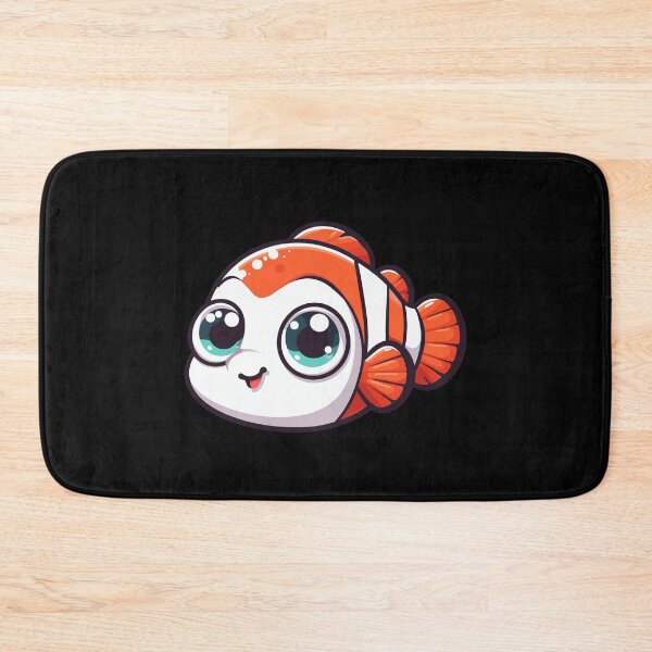 Item preview, Cute Vectoral Clownfish Face designed and sold by ArtfulWeave.