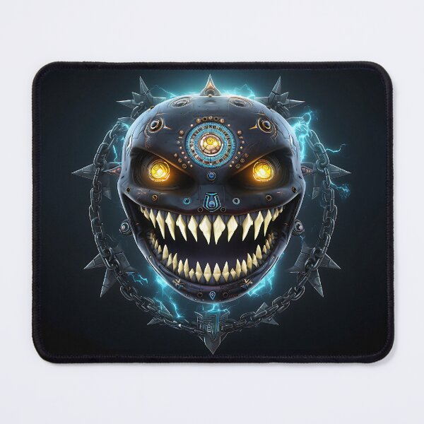 Item preview, Fantasy Magic Evil Smiley Emoji Demon Face 71 designed and sold by RedStrokesDns.
