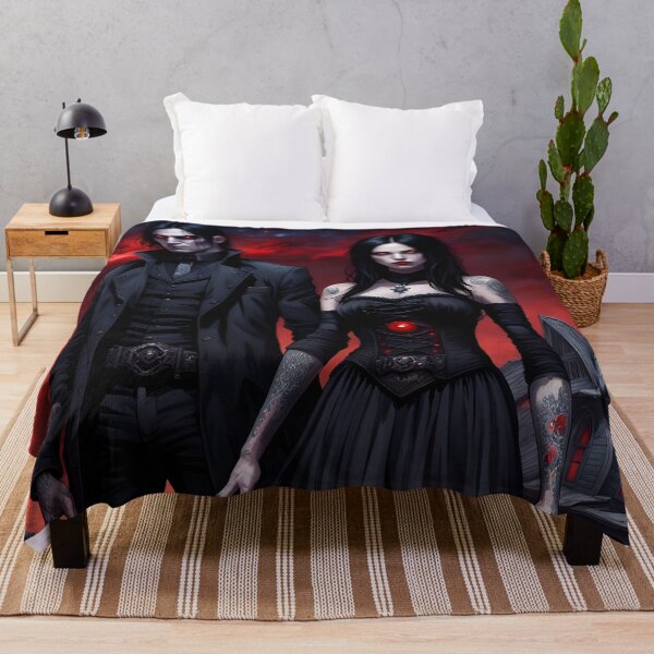 Item preview, Vampire  couple, gothic love designed and sold by GothicRubette.