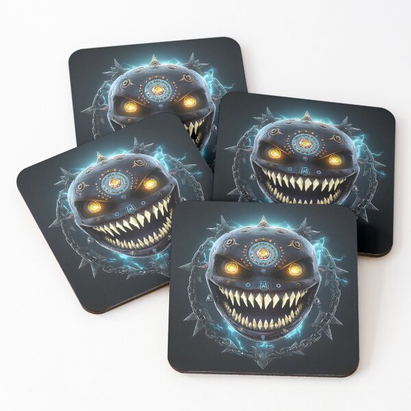 Item preview, Fantasy Magic Evil Smiley Emoji Demon Face 71 designed and sold by RedStrokesDns.