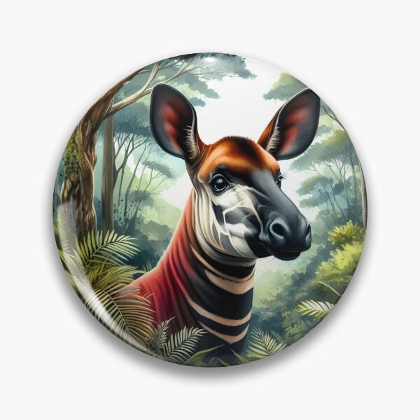 Artikelvorschau, Okapi-Tierkunst entworfen und verkauft von RubisLeaf.