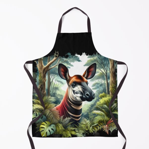 Item preview, Okapi animal art designed and sold by RubisLeaf.