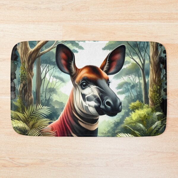 Item preview, Okapi animal  art designed and sold by RubisLeaf.