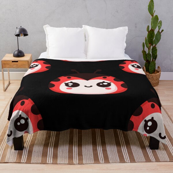 Item preview, Cute Vectoral Ladybug Face designed and sold by ArtfulWeave.