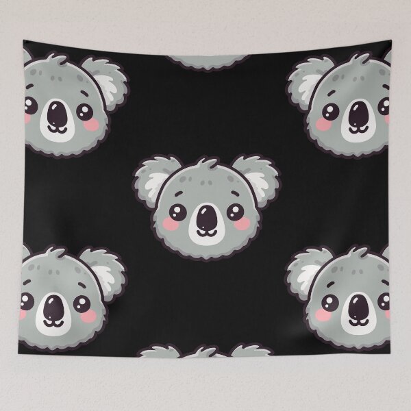Item preview, Cute Vectoral Koala Face designed and sold by ArtfulWeave.