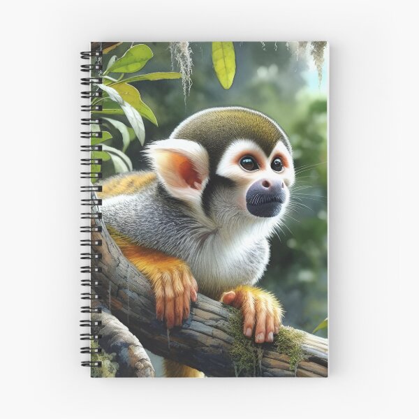 Item preview, Squirrel monkey animal art designed and sold by RubisLeaf.