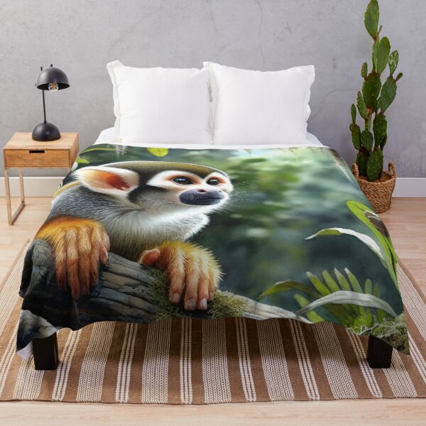 Item preview, Squirrel monkey animal art designed and sold by RubisLeaf.