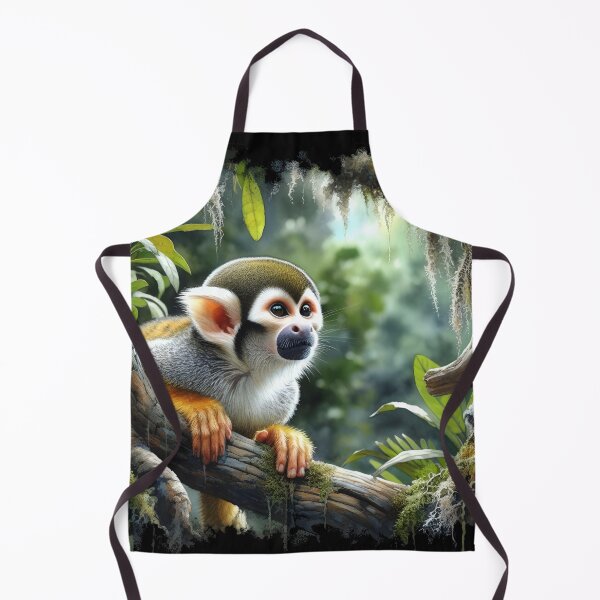 Item preview, Squirrel monkey animal art designed and sold by RubisLeaf.