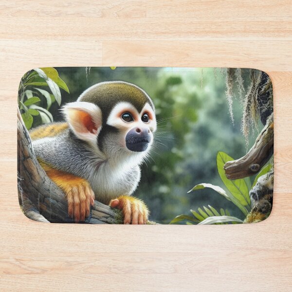 Item preview, Squirrel monkey animal art designed and sold by RubisLeaf.