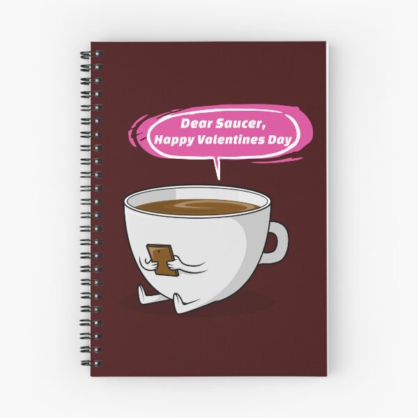 Item preview, Dear Saucer Happy Valentines Day|Coffee cup designed and sold by ButterflyDsgns6.