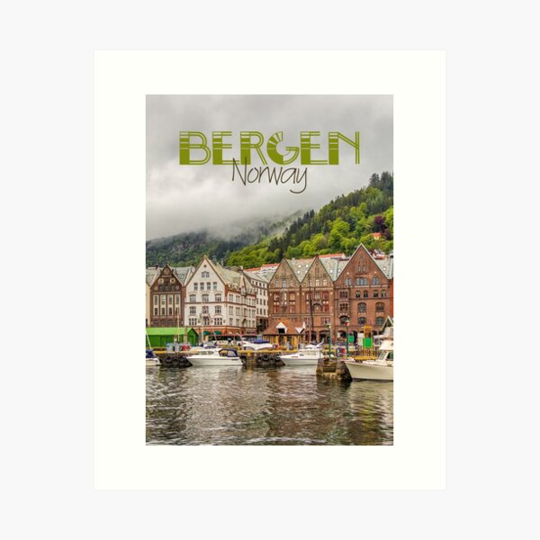 Old Fishing Boat in Bergen, Norway Poster for Sale by Robert Kelch, M.D.