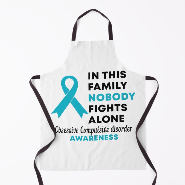 Item preview, In This Family Nobody Fights Alone Obsessive Compulsive Disorder OCD Awareness designed and sold by Color-Sparkle.