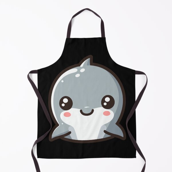 Item preview, Cute Vectoral Dolphin Face designed and sold by ArtfulWeave.