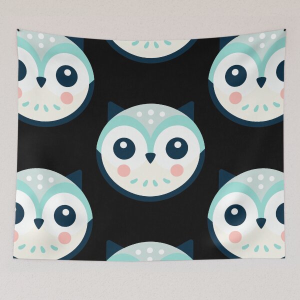 Item preview, Cute Vectoral Owl Face designed and sold by ArtfulWeave.