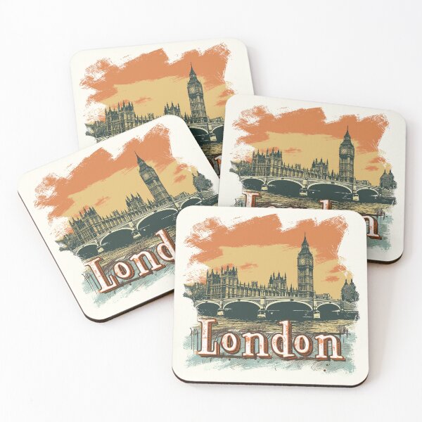 Artikelvorschau, Retro, Vintage-London entworfen und verkauft von bheberer.