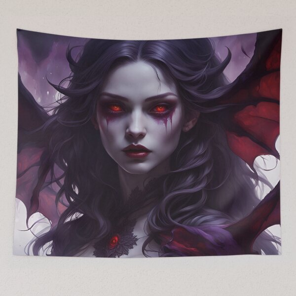 Item preview, Vampire girl designed and sold by GothicRubette.
