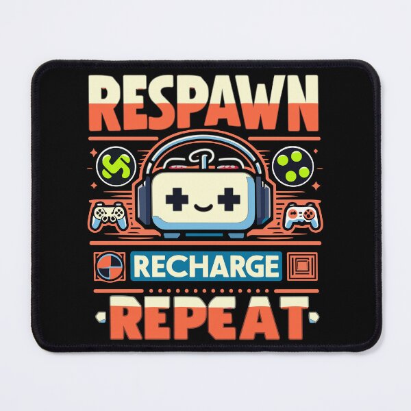 Item preview, RESPAWN RECHARGE REPEAT  designed and sold by XYDstore.