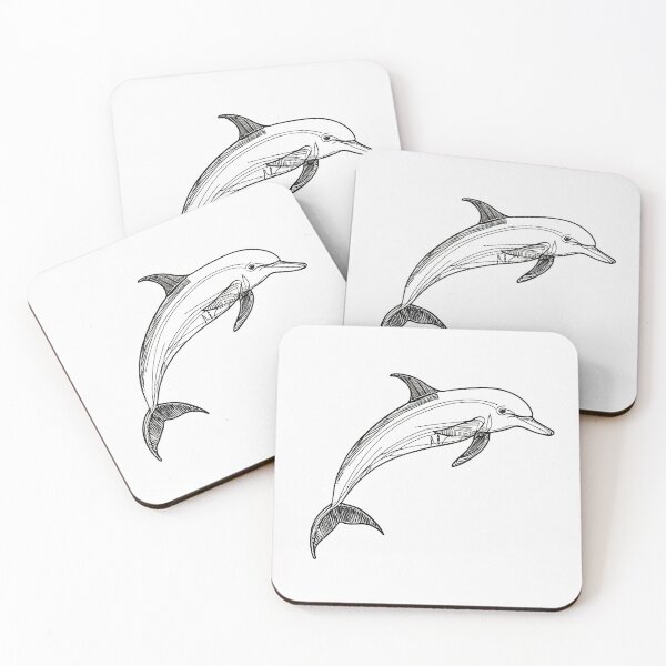 Item preview, Dolphin Sketch designed and sold by dianasunandmoon.