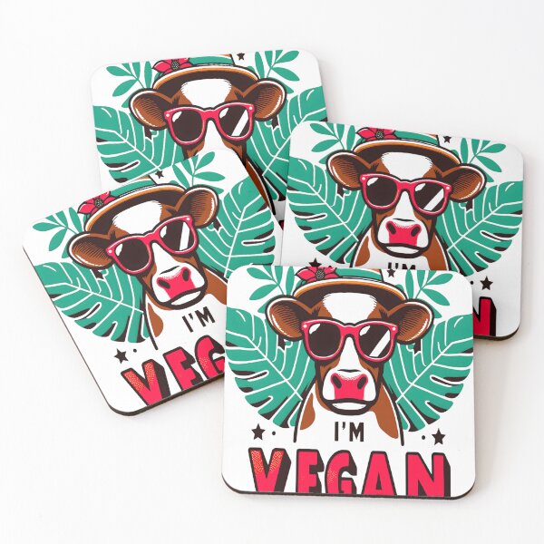 Item preview, I'm Vegan Funny Vegan Cow  designed and sold by KitonicTees.