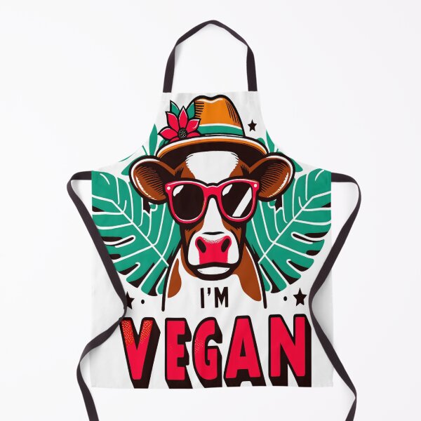 Item preview, I'm Vegan Funny Vegan Cow  designed and sold by KitonicTees.
