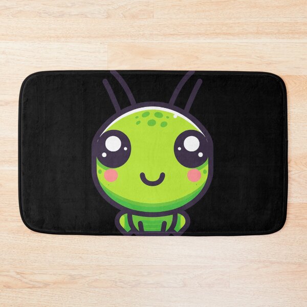 Item preview, Cute Vectoral Grasshopper Face designed and sold by ArtfulWeave.