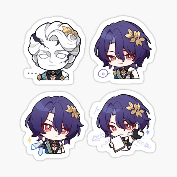 Item preview, Dr Ratio Sticker set Honkai Star Rail designed and sold by Demray.