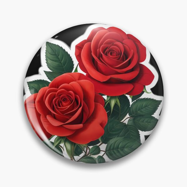 Item preview, Beautiful Red rose Sticker in summer garden designed and sold by WhiteDoveArt.