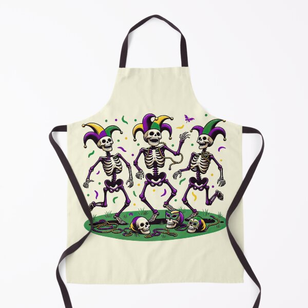 Item preview, Skeleton Mardi Gras Dance: Mardi Gras Skeleton Dance Fest designed and sold by MAPDDesigns.
