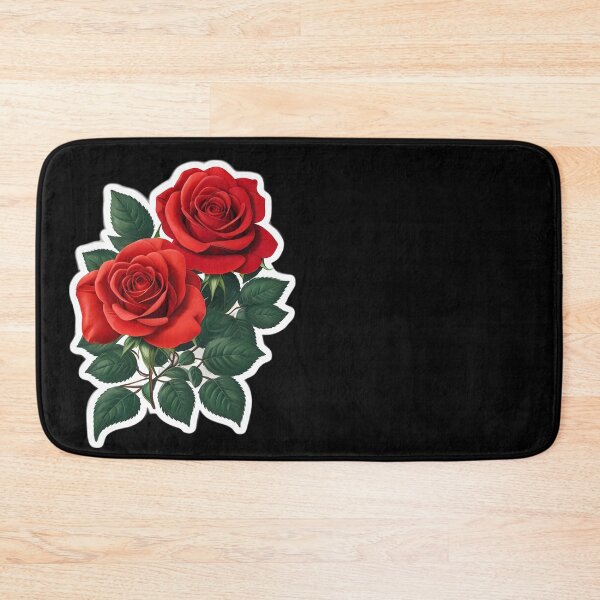 Item preview, Beautiful Red rose Sticker in summer garden designed and sold by WhiteDoveArt.