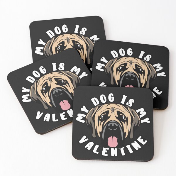 Item preview, My Mastiff Dog Is My Valentine designed and sold by TheAnimalZ00.