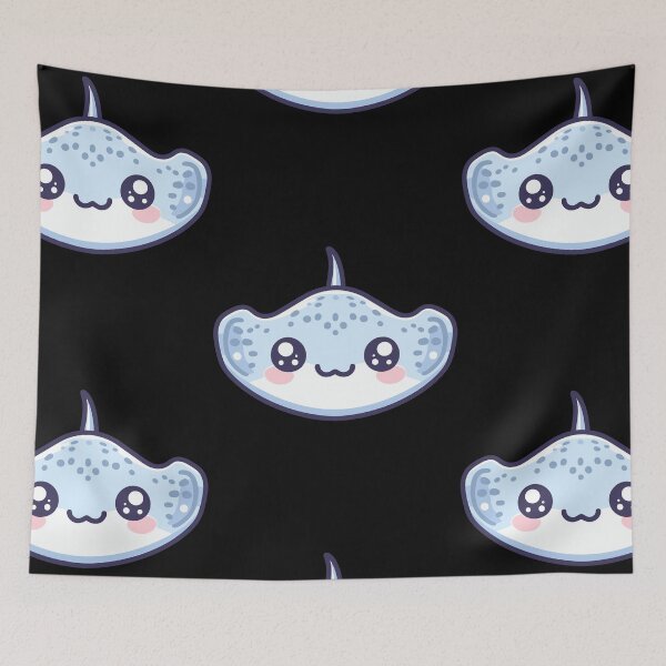 Item preview, Cute Vectoral Stingray Face designed and sold by ArtfulWeave.