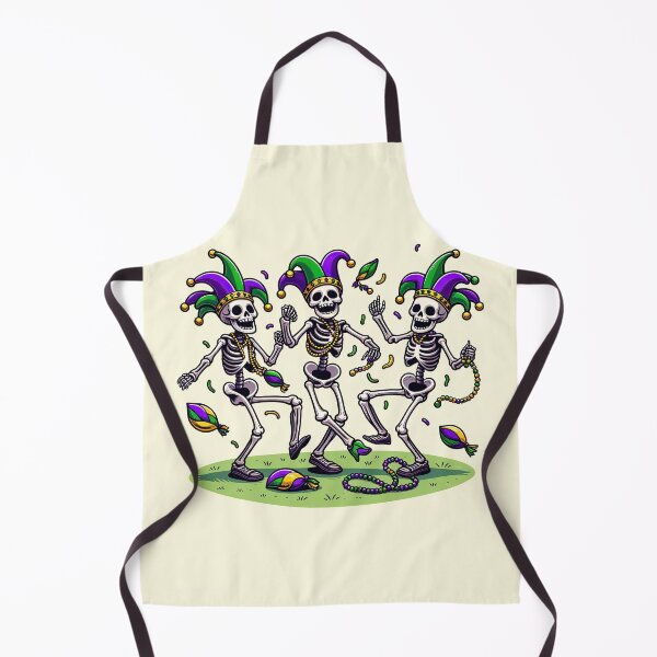 Item preview, Skeleton Mardi Gras Dance: Mardi Gras Skeleton Dance Fest designed and sold by MAPDDesigns.