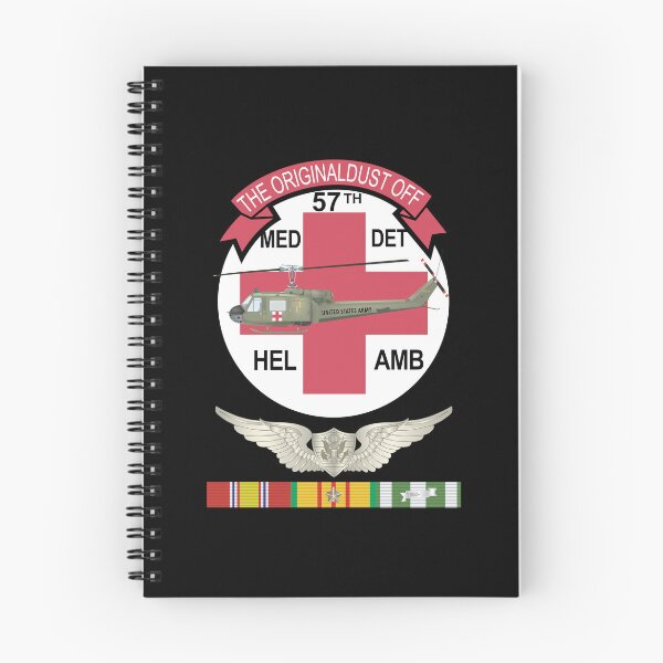 Item preview, Army - 57th Medical Co - Original Dustoff - Vietnam w Crewmember Wings w VN SVC X 300 designed and sold by Military Insignia Products.