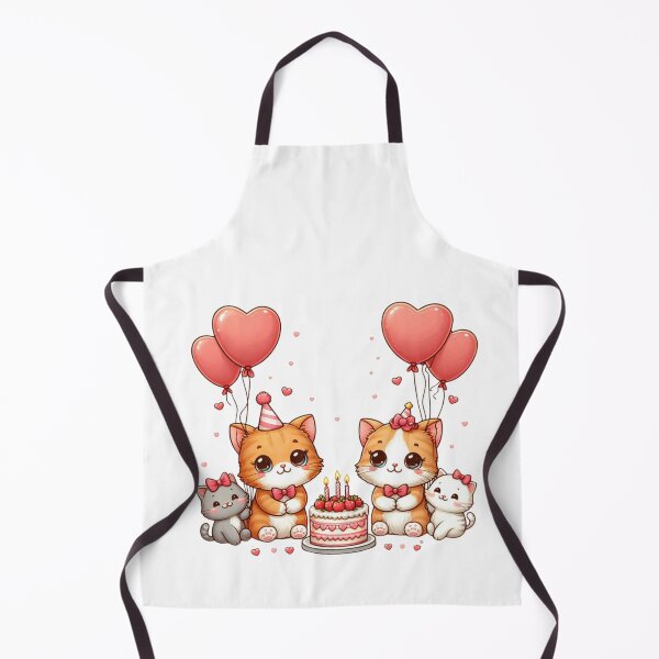 Item preview, cute cats at the party designed and sold by Wild Whiskers Studio.