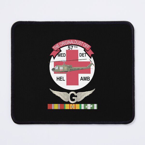 Item preview, Army - 57th Medical Co - Original Dustoff - Vietnam w DoorGunner Wings w VN SVC X 300 designed and sold by Military Insignia Products.