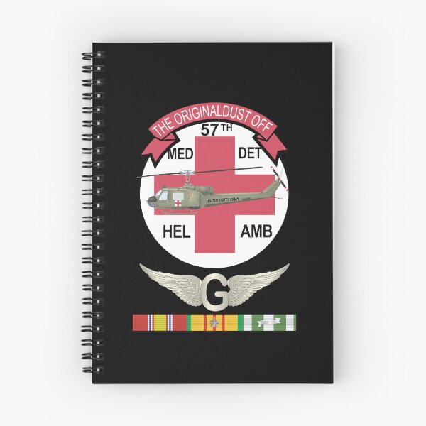Item preview, Army - 57th Medical Co - Original Dustoff - Vietnam w DoorGunner Wings w VN SVC X 300 designed and sold by Military Insignia Products.