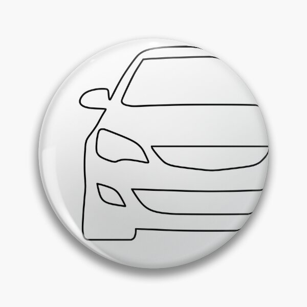 Item preview, Opel Vauxhal Holden Astra J 2009-2015 black lines designed and sold by EdimDesign.