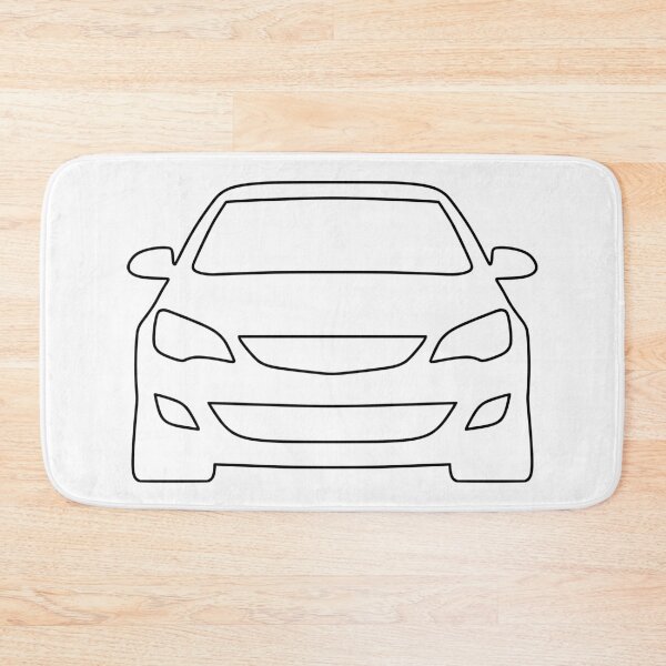 Item preview, Opel Vauxhal Holden Astra J 2009-2015 black lines designed and sold by EdimDesign.