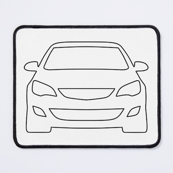 Item preview, Opel Vauxhal Holden Astra J 2009-2015 black lines designed and sold by EdimDesign.