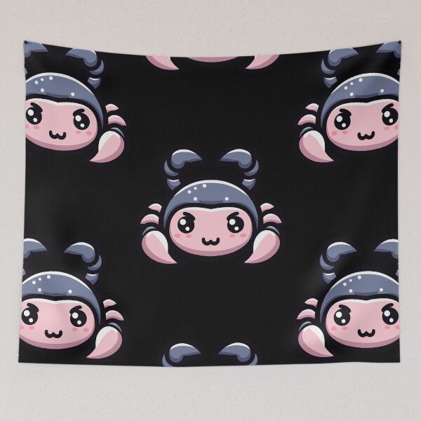 Item preview, Cute Vectoral Scorpion Face designed and sold by ArtfulWeave.