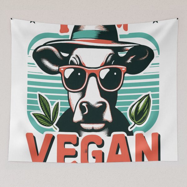 Item preview, I'm Vegan Funny Cow Veganism  designed and sold by KitonicTees.