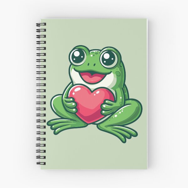 Item preview, Frog with Love designed and sold by TeaTimeTales.