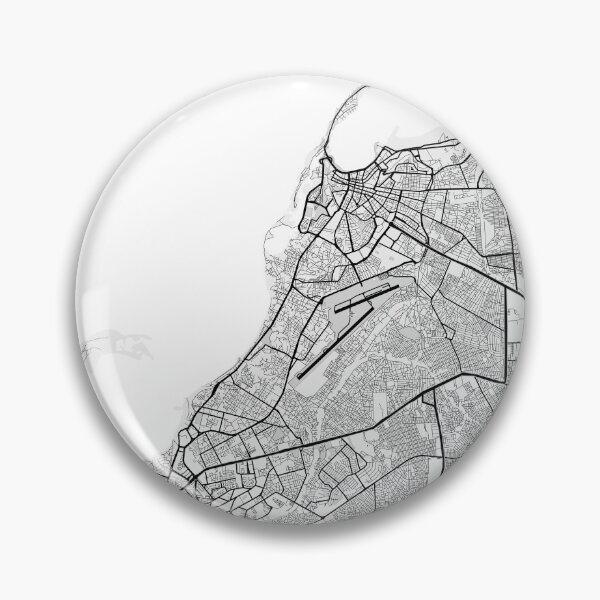 Item preview, Luanda Street Map designed and sold by feether-store.