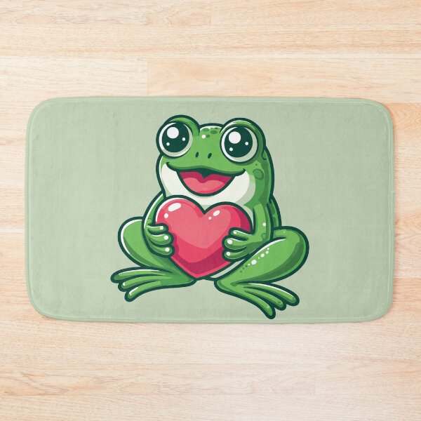 Item preview, Frog with Love designed and sold by TeaTimeTales.