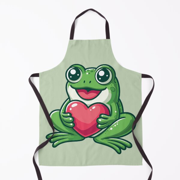 Item preview, Frog with Love designed and sold by TeaTimeTales.